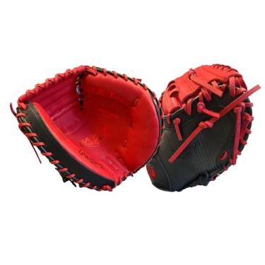 Imagem de Rawlings Luva de apanhador Gamer Series GXLECM33S de 83 cm – couro de boi premium, design de bolso profissional, arrombamento rápido e ajuste de alto desempenho para jogadores de beisebol competitivos