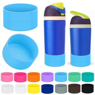 Imagem de Limotex 2 peças de botas protetoras de silicone compatíveis com Owala Kids 473 g e 396 g, acessórios para 340 g - antiderrapante, resistente a arranhões, adequado para escola, ao ar livre, fácil