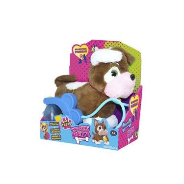 Imagem de Pelúcia Cachorrinho Walking Petz Bulldog Multikids - BR1874 BR1874