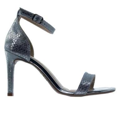 Imagem de Sandália Salto Alto Social Feminina Dakota Y8451 Prata-Feminino