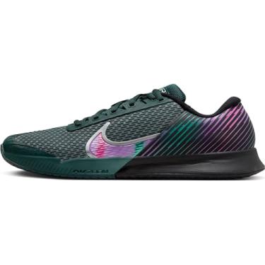 Imagem de Nike Tênis masculino M Zoom Vapor Pro 2 Hc PRM, Jade transparente preto multicolorido selva escura, 45 EU