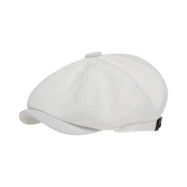 Imagem de Chapéu Retro Masculino Estilo Newsboy Primavera Outono Unissex Boina O