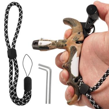 Imagem de JORMIX Liberação de arco para arco composto Rotativo 360° Liberação de polegar composto Liberação de arco com arco Gatilho de liberação de arco para caça ao ar livre