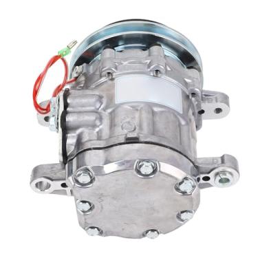 Imagem de Garosa Compressor de Ar Condicionado, Substituição de Compressor CA de Liga de Aço para Escavadeiras PC56-7, Resfriamento Eficiente, Alto Desempenho, Fácil Instalação