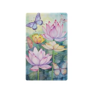 Imagem de Wassud Placa de cobertura para interruptor de luz borboletas e lótus, capas de tomadas duplex, placa de parede, decoração de casa, sala de estar, quarto, decoração