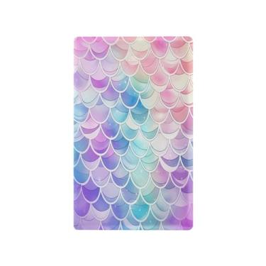 Imagem de Wassud Placa de cobertura de interruptor de luz com estampa de sereia arco-íris, capa de tomada de interruptor único, placa de parede, decoração de casa, sala de estar, quarto, decoração