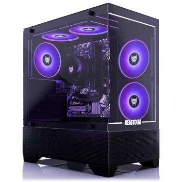 Imagem de BEASTCOM Q3 Gaming PC, AMD Ryzen 5 3400G, gráficos 4K Vega 11, 16Go RAM, 1To M.2 NVMe, 500W 80PLUS PSU, WiFi, PC Gaming