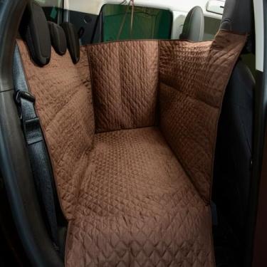 Imagem de Kit 3 peças Protetor de Banco Veicular Dianteiro e Traseiro Plus Impermeável Universal (Marrom)