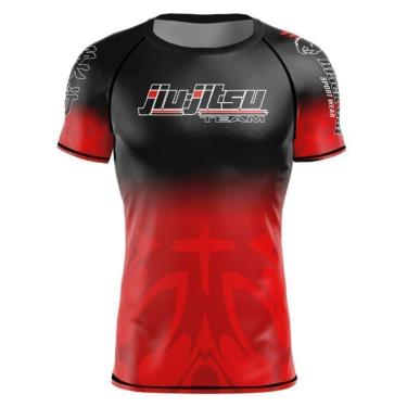 Imagem de Camiseta Red Scorpion Jiu-Jitsu Rash Guard  Segunda Pele Proteção-Unissex