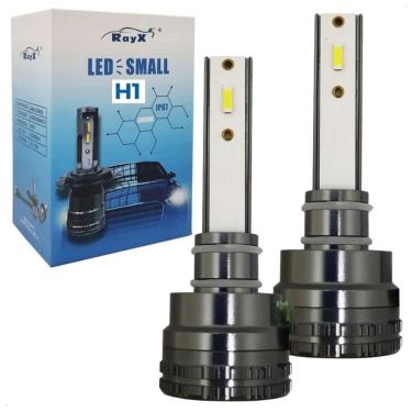 Imagem de Par Lâmpada Ultra Led Small H1 H3 H4 H7 H11 H27 Hb3 Hb4 6000k 12/24v 45w 8400 Lumens Ray-x