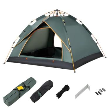 Imagem de Barraca de Camping Automática 2-3 Pessoas Impermeável (200x200x140cm) - Montagem Rápida em 1 Minuto, Proteção UV UPF50+,Ideal para Acampamento, Praia, Trekking e Aventuras ao Ar Livre