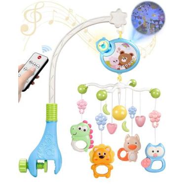 Imagem de Projeção de luz musical RSEPD Crib Mobile para bebês