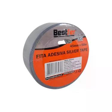 Imagem de Fita Adesiva Silvertape 45mm X 45mt Cinza BFH1040 Bestfer