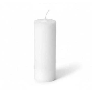 Imagem de 1 Vela Votiva De 7 Dias 260g Branco Unidade Umbanda/Candomblé - Oferta