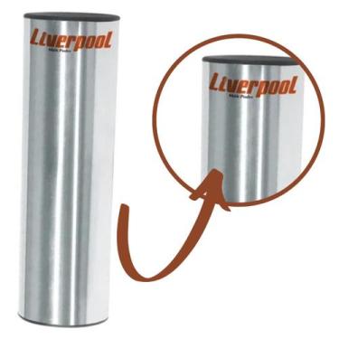 Imagem de Ganza Cilíndrico Liverpool Inox 50x150mm Percussão Resistente e Versát