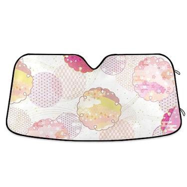 Imagem de Cherry Blossoms Protetor solar para para-brisas, protetor solar de carro, escudo térmico para carro, caminhão, SUV, mantenha fresco, acessórios de carro