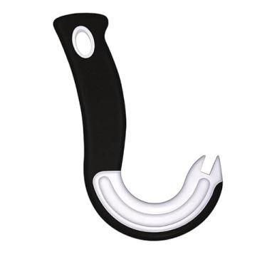 Imagem de 1 abridor de latas com aba de puxar, fácil de operar, seguro para as mãos, com um design em forma de gancho, abre a lata com facilidade e sem esforço, confortável e não escorregadio, adequado para