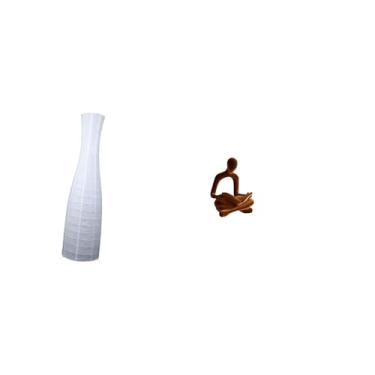 Imagem de Whtkoph Abajur Minimalista de Proteção para Quarto Ou Sala de Estar de Hotel com Figura Humana Abstrata, Estátua de Pensador, Escultura de Artista.