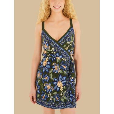 Imagem de Vestido Curto Jardim Chintz Farm Cor:;Tamanho:GG-Feminino