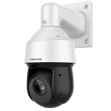 Imagem de VIKYLIN Câmera PTZ POE + Starlight IP de 8 MP, zoom óptico de 25x, rastreamento automático de 4K a 30fps, lente de 5 mm-125 mm cúpula de alta velocidade (240°/s), detecção de rosto/humano/veículo AI