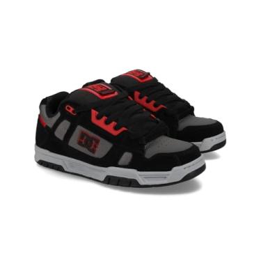 Imagem de DC Tênis de skate masculino Pure, Preto/cinza/vermelho, 41