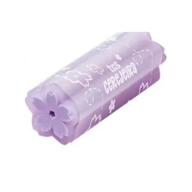 Imagem de Borracha Cerejeira Cores Sortidas Design Flor de Cerejeira Macia e Divertida Fofa Delicada (Roxo)