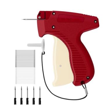 Imagem de Mr. Pen Pistola De Marcação, 5 Agulhas, 1000 Fechos Farpados Pretos E Brancos 2", Vermelho Branco, Para Etiquetar Roupas, Preço Pistolas Fixação