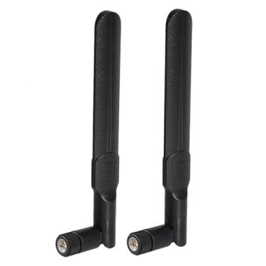 Imagem de SZSAUTO Antena macho SMA de banda dupla WiFi 2,4 GHz 5,8 GHz 5,8 GHz 8dBi SMA para gravador DVR de vigilância de vídeo sem fio WiFi, câmera de segurança IP, trailer de caminhão, retrovisor, câmera de