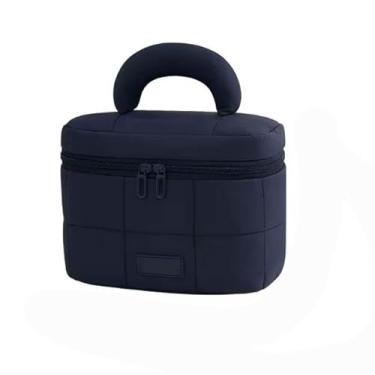 Imagem de Necessaire Feminina Organizador Viagem Maquiagem,(Azul Escuro)