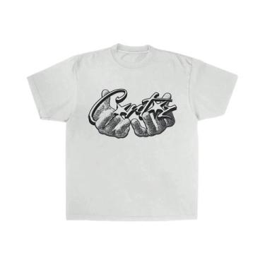 Imagem de Camiseta Unissex De Moda Hip-Hop Com Estampa Verão Top Com Padrão Inte