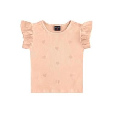 Imagem de Blusa Infantil de Manga Curta em Ribana Guloseima-Feminino