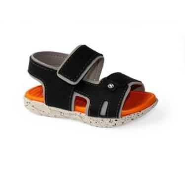 Imagem de Sandália Molekinho Menino Papete Infantil Velcro 2135-737 Cor:;Tamanho:25;Genero:Menino-Masculino