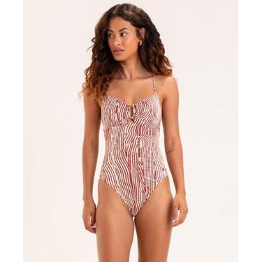 Imagem de Maiô Bustiê com Acessório Estampa Raízes - APNEIA, Estampa raízes, M