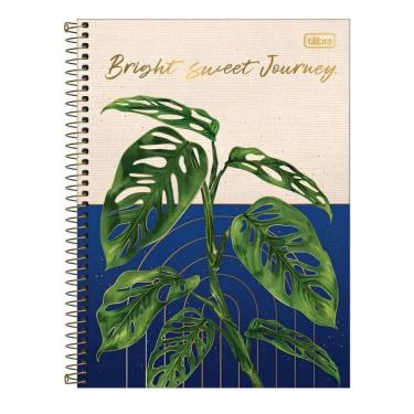 Imagem de Caderno Espiral Universitário 1 Matéria 80 Folhas Naturalis Tilibra Estampa 12