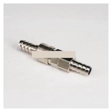 Imagem de Farpas de mangueira de 12 mm latão niquelado linha de combustível mangueira de gás acoplador de desconexão rápida barco de encaixe de tubulação marinha