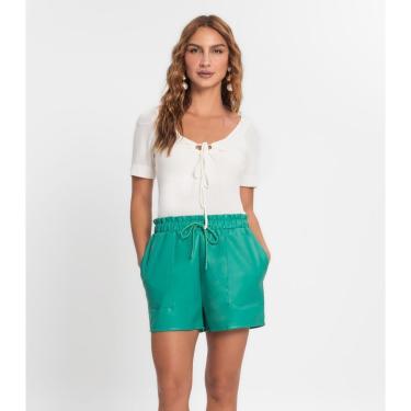 Imagem de Shorts Feminino Sintético Endless Verde-Feminino