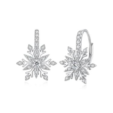 Imagem de GemKing Brincos de cruz Starlight BSE1250, Prata esterlina, Sem Pedra Preciosa