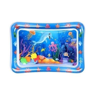 Imagem de Tapete Sensorial Inflável Para Bebês, Almofada Aquática Para Tempo De 