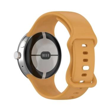 Imagem de Pulseira De Silicone Respirável Para Google Pixel Watch 4/3 45mm 41mm 
