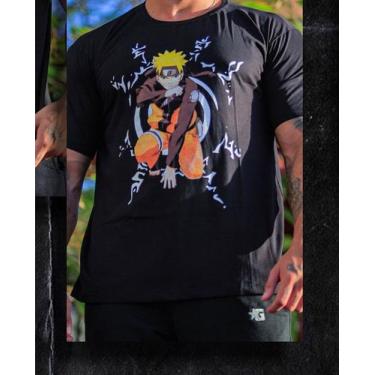 Imagem de Camiseta Naruto Original Camisa Estampada Anime Básica Unissex - Glev.