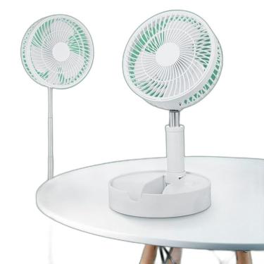 Imagem de Ventilador Dobrável Portátil Piso 4 Velocidades,