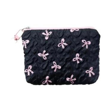Imagem de Bolsa De Viagem Feminina De Grande Capacidade Em Lona Para Batom E Air