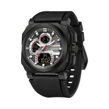 Imagem de Relógio Esportivo Digital Masculino Militar À Prova d'Água SANDA 3356 