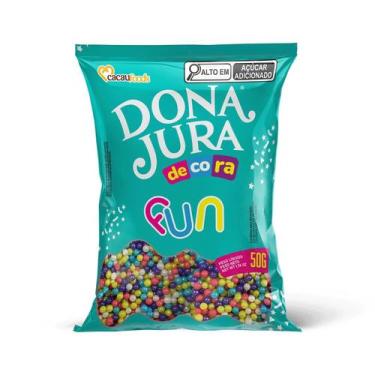 Imagem de Decora Fun Pérolas Coloridas Ball Bag 50g Decora Dona Jura