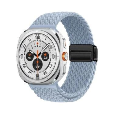 Imagem de Pulseira Magnética Trançada De Nylon De 44mm E 40mm Para Samsung Galax