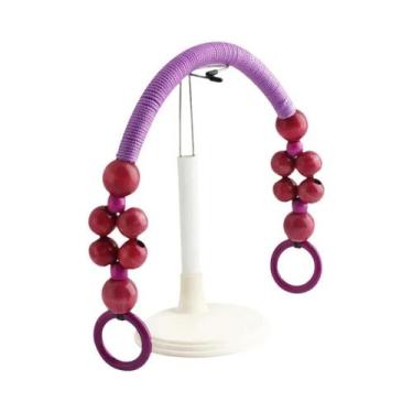 Imagem de Alças De Bolsa De Madeira Com Contas De 19 Polegadas, 10 Cores, Alças 