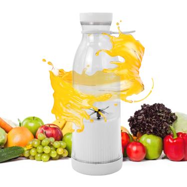 Imagem de Mini Liquidificador Portátil Garrafa Shake Suco Juice Cup USB Cor:Branco