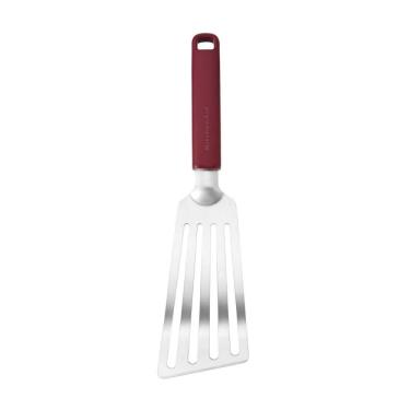 Imagem de Espátula Flexível Perfurada 32cm Em Inox Vermelho Kitchenaid