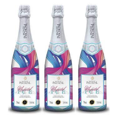 Imagem de Kit 03 Unidades Espumante Monte Paschoal Moscatel Ice 750ml