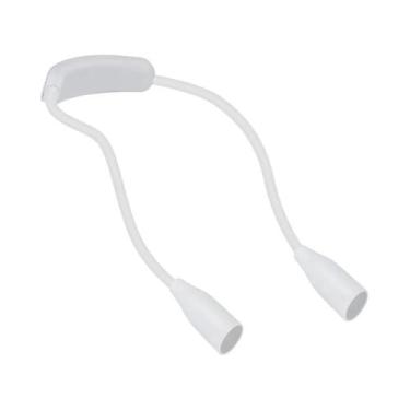 Imagem de Luz De Leitura LED Recarregável Ajustável Para Pescoço, 3 Cores, 9 Nív